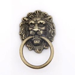 Lion Door Knockers (small For A Cabinet Or Drawer )