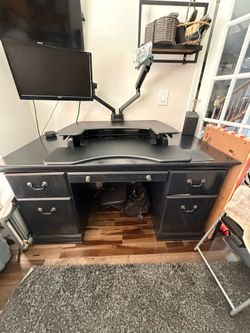Standing Desk Converter with Arms
