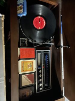 Macys Mid-Century Fisher Stereo Console/cassette Player