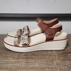 Cole Haan Original Grand Peyton Flatform Women's Sandals Shoes Size 8