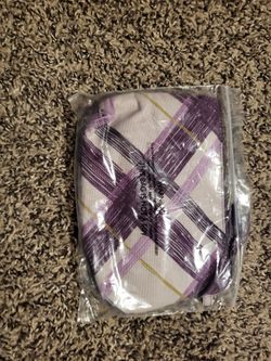 Thirty-one Mini Zipper Pouch - Plum Plaid