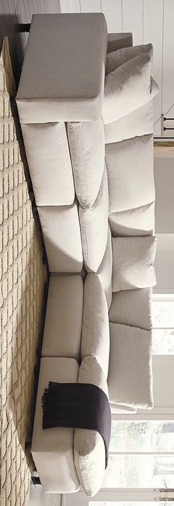 violet Savesto Ivory Modular Sectional -Couch