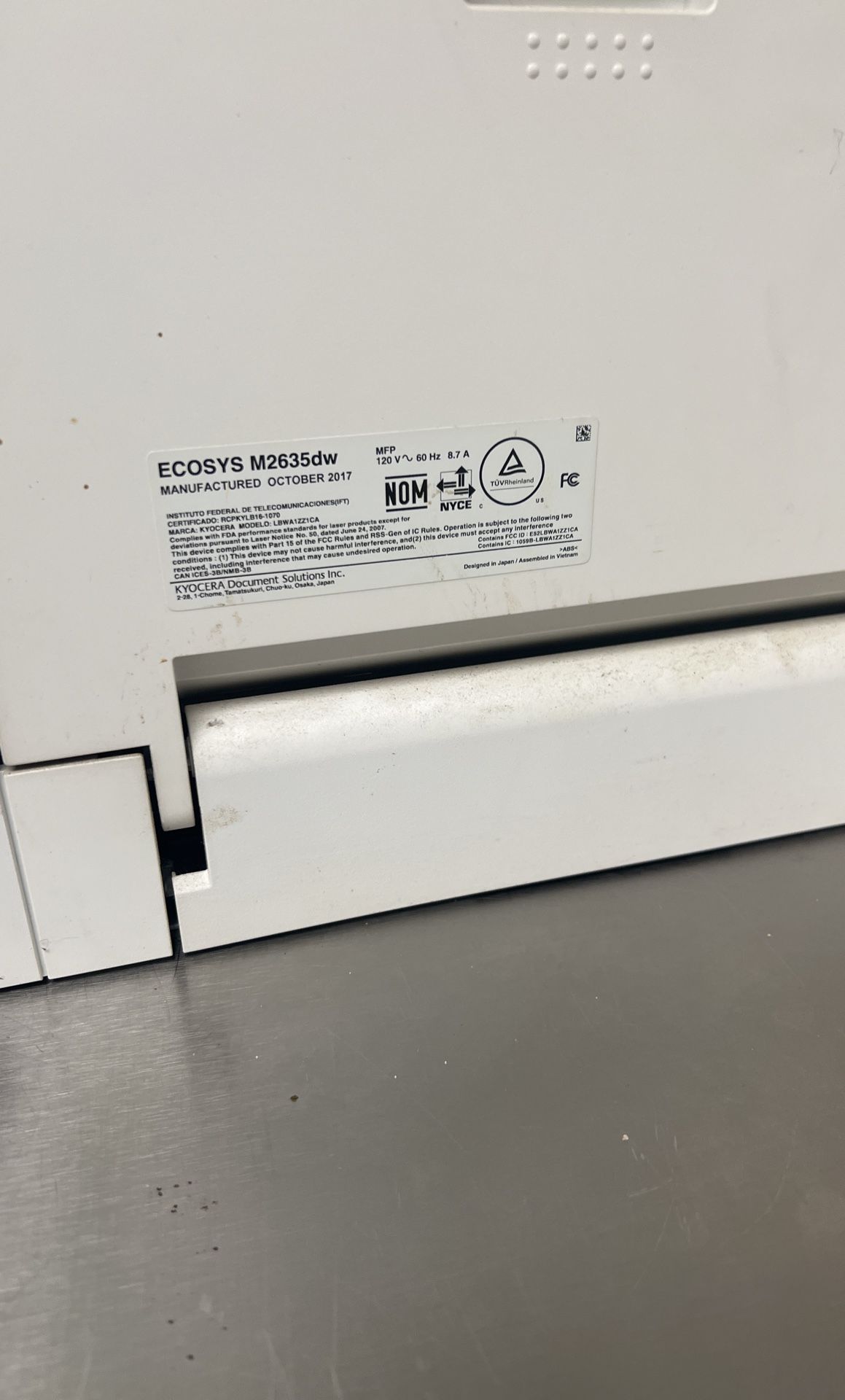 Ecosys M2635dw 250$ OBO 500$ Value