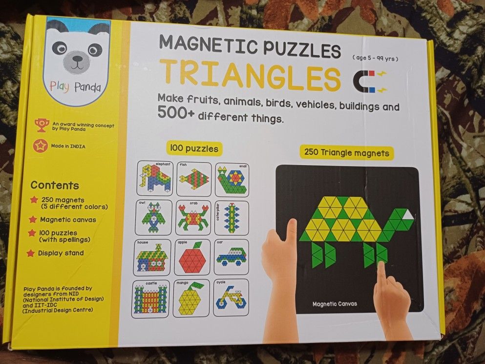 Magnetic Puzzles Triangles 