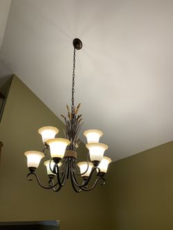 Three hanging light fixtures. Thumbnail