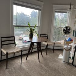 West Elm Walnut Bistro Table