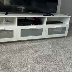 TV unit, white, 70 7/8x16 1/8x20 7/8 "