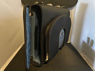 Laptop Carrying Case w/Shoulder Strap, Handle and Side Pockets.