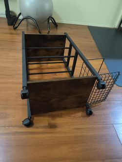 Small storage workout cart