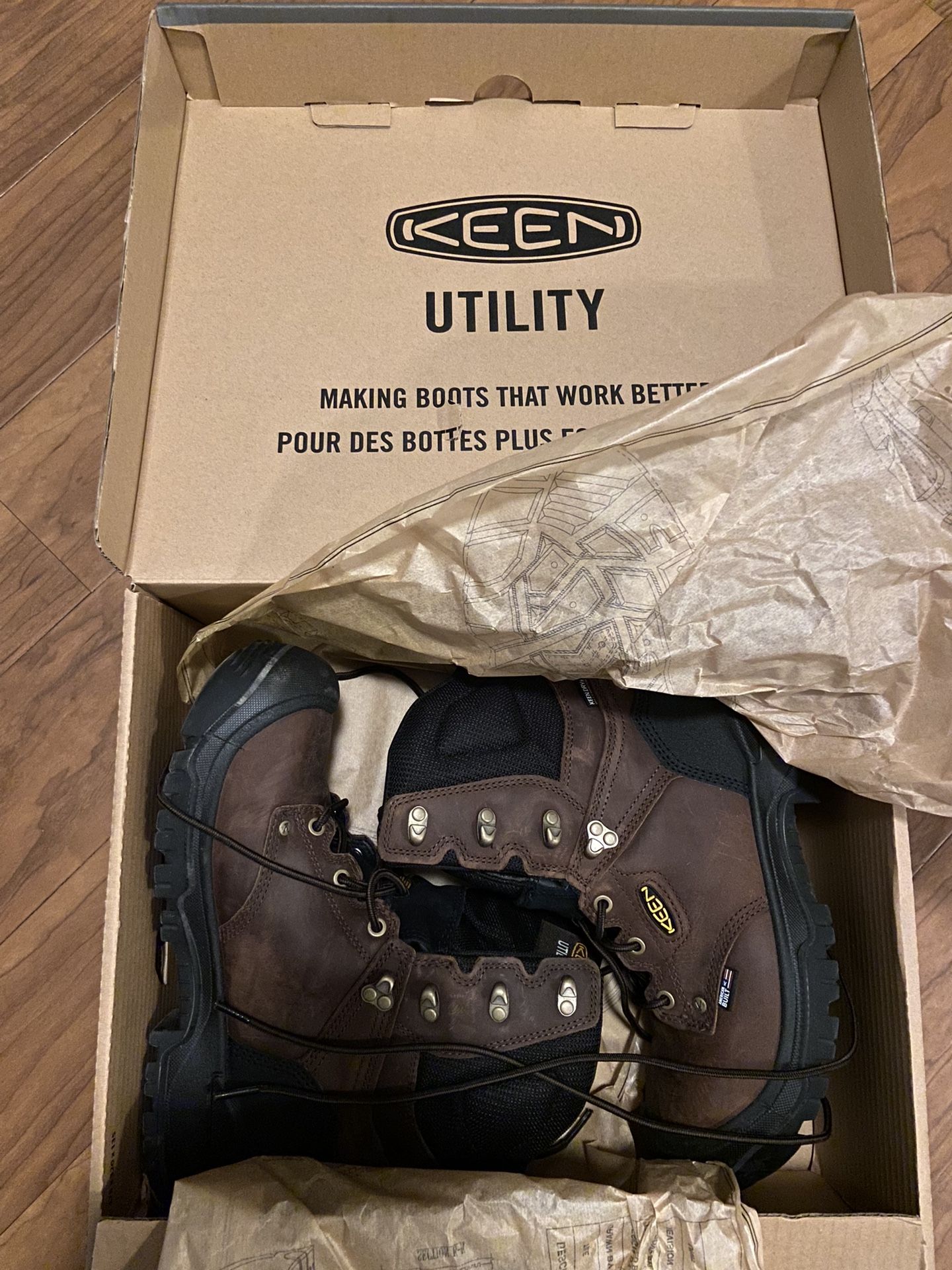 Keen Work boots Size 9 1/2 And 12