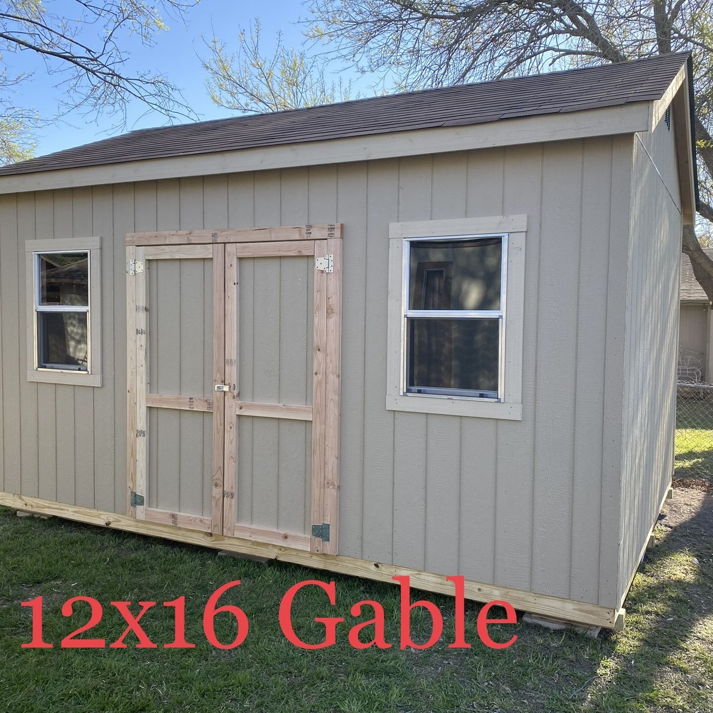 12x16 Gable Style Storage Shed