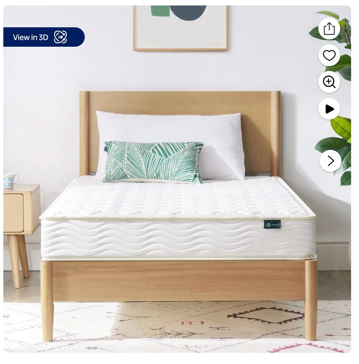Zinus 6” Bonnell Innerspring Mattress Firm Feel - Full