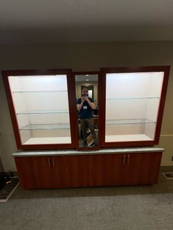Double Sided Upscale Display Case