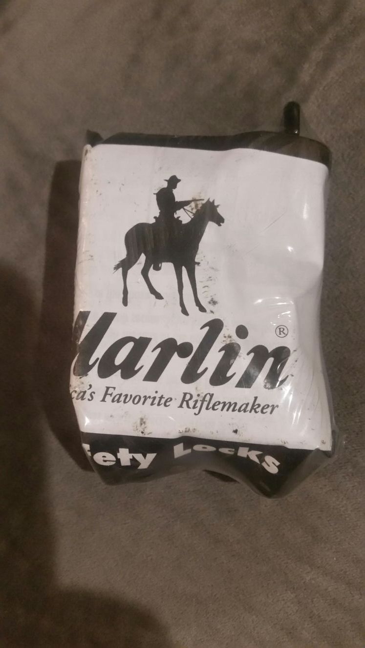 Marlin Rifle safety lock, new