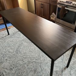 Ikea Linnmon Table With Adjustable Legs 70” 6.5’