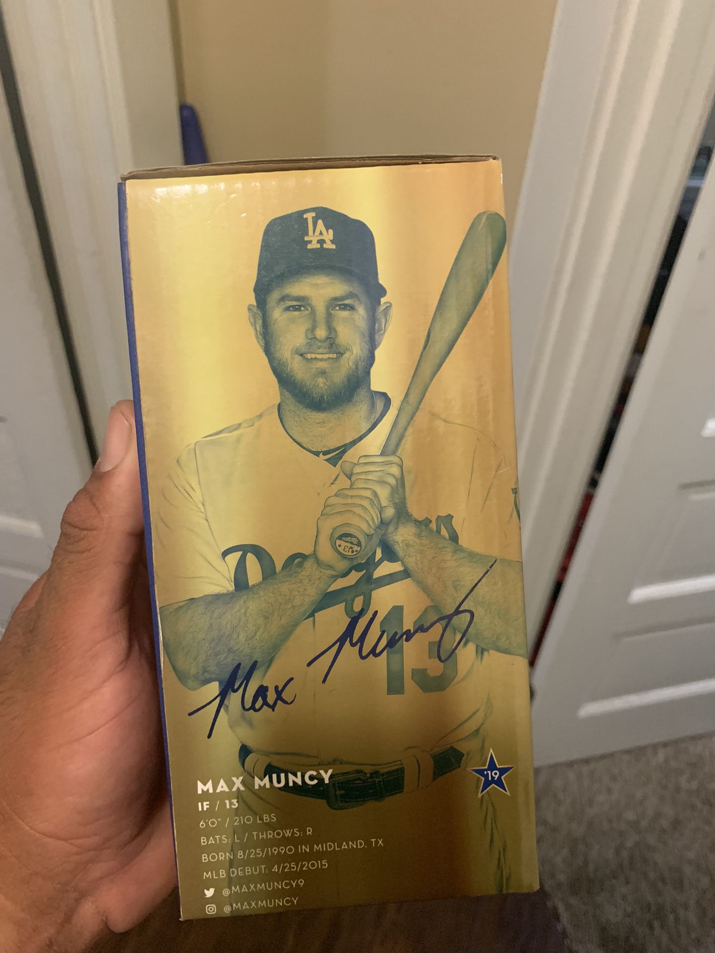Max Muncy Los Angeles Dodgers Bobblehead 