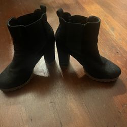 Faux Suede Booties