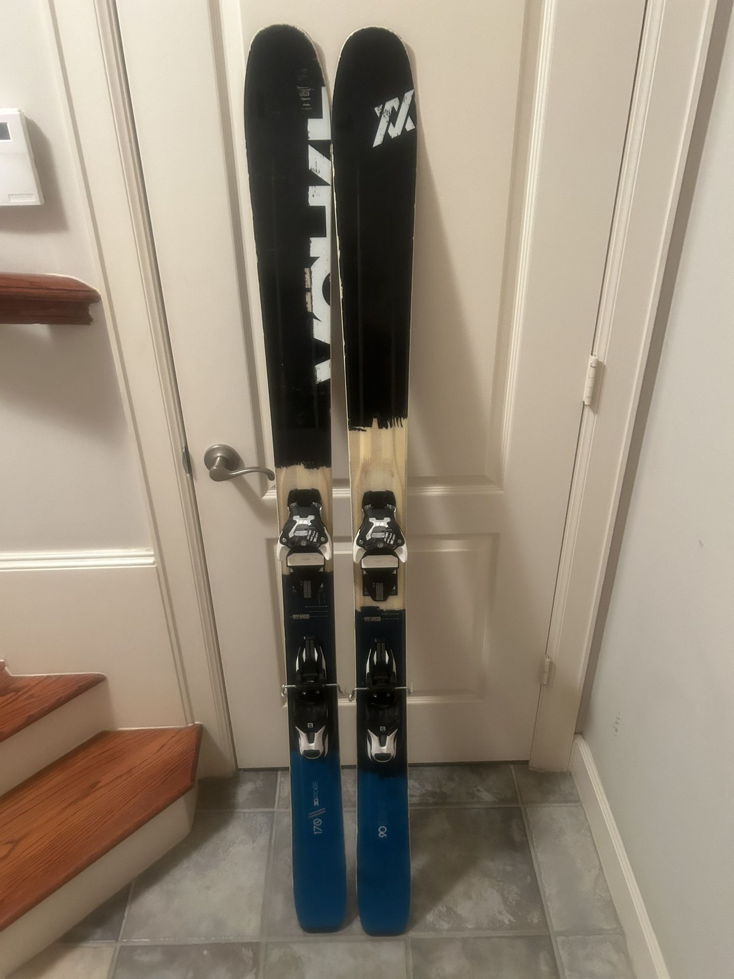 Volkl 90Eight 98 all mountain skis 170 cm w Marker GRIFFON 13 bindings~