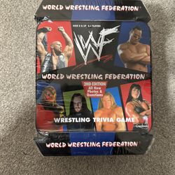 Unopened WWF Wrestling Trivia Game 2nd Edition Collector's Item 1998 Vintage