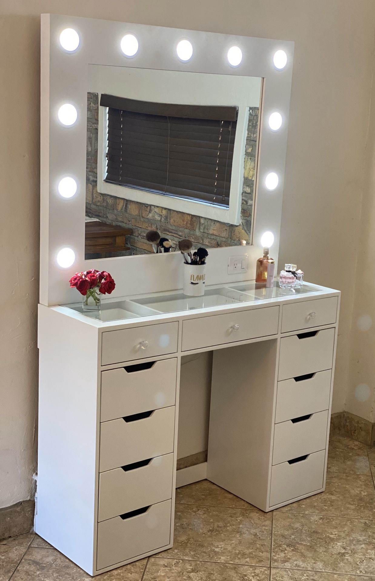 Vanity Mirror set / Makeup