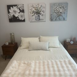 Queen, Bed, Mattress, And Two Nightstands!