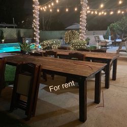 Rustic Farmhouse Tables
