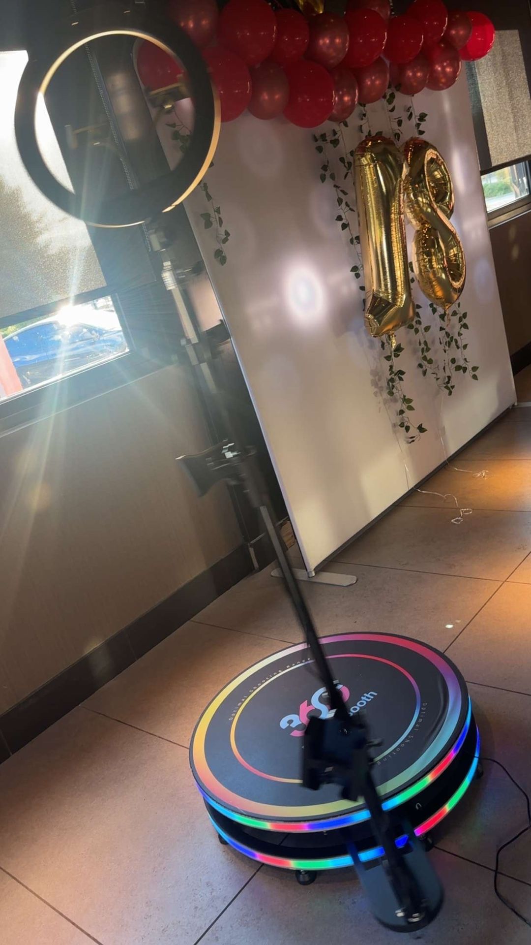 360 Ring light Photo Booth
