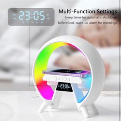 Brand new, unopened LED Wireless Charging Speaker — a versatile 7-in-1