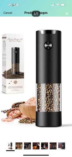 Brand new in box Electric Salt and Pepper Grinder Set Automatic Battery Pepper Mill Shakers Adjustable Coarseness Easy Filling Upgraded Larger Capacit