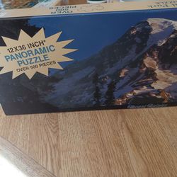 Panoramic Puzzle, Mount Rainier, 500 Piece+