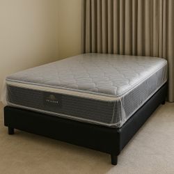 Queen Size Mattress 14 Inches Thick Pillow Top Also Available in Twin, Full, King. Same Day Delivery 🚚 New From Factory With its Plastic