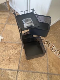 Shelf- on wheel-3 rotating layer- brand new