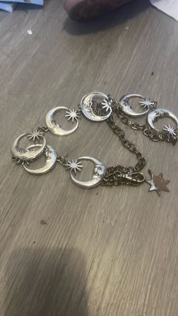 Moon and sun metal belts
