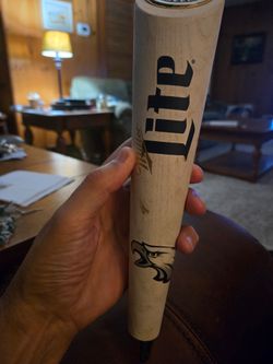 Miller lite/ Philadelphia eagles beer tap
