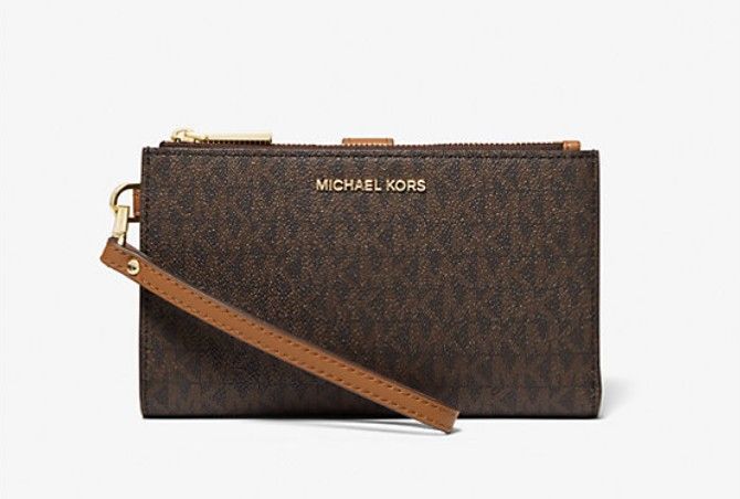 AUTHENTIC Michael Kors brown smartphone wallet