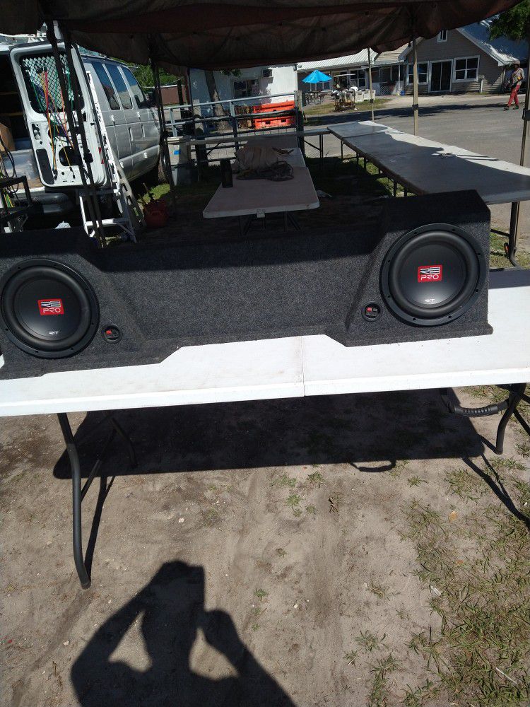 RE- Pro 10 Inch Speakers With Box 