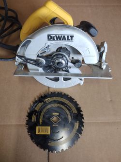 DeWalt 7 1/4" circular saw