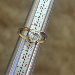 14k gold heart ring 