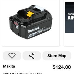 Makita
18V LXT Lithium-Ion High Capacity Battery Pack 3.0Ah with Fuel Gauge