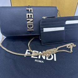 authentic fendi fendigraphy crossbody.