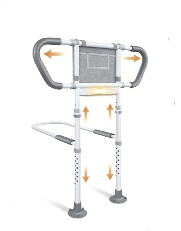 Adjustable Bed Rails for Elderly Adults, 400LB Gravity Capacity