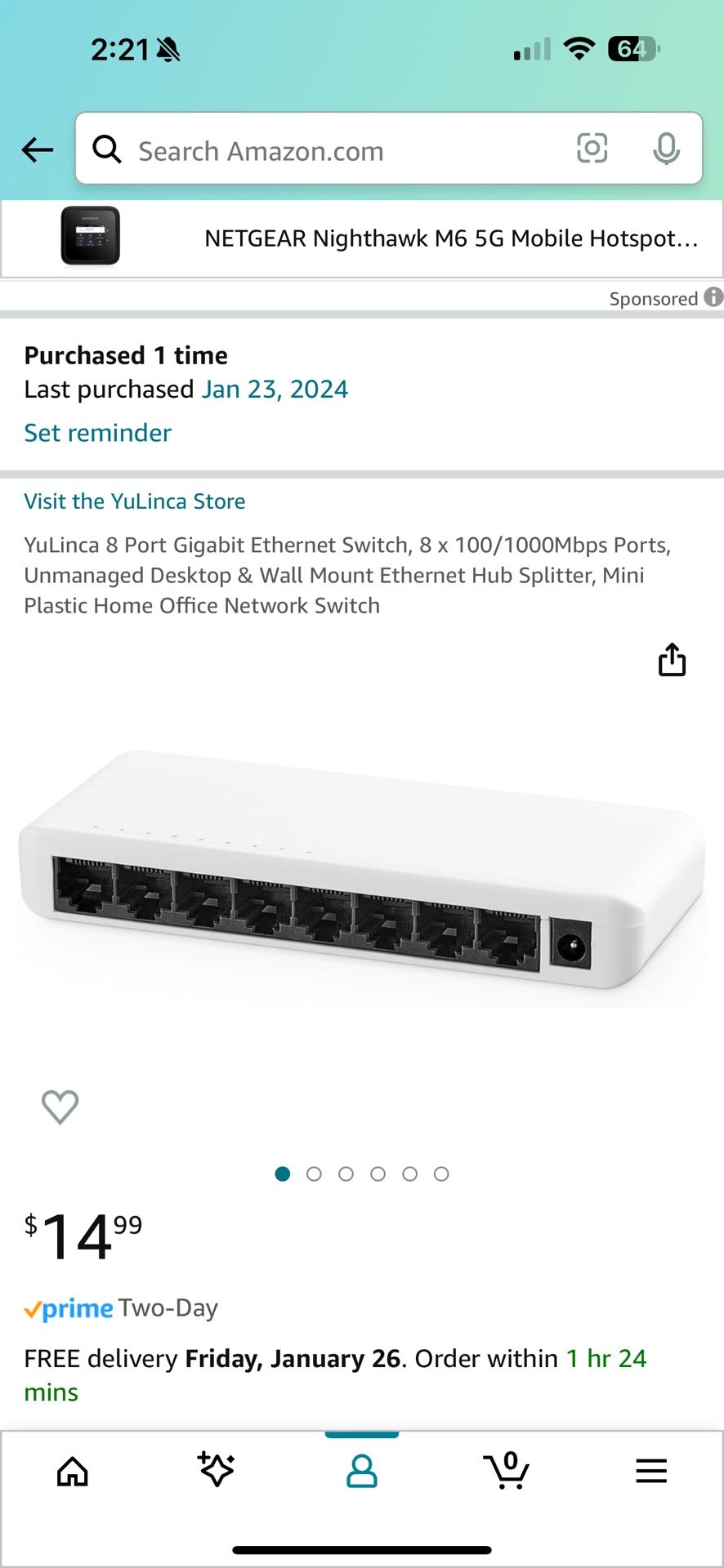 Amazon Brand (YuLinca) Gigabit Switch 8 Port