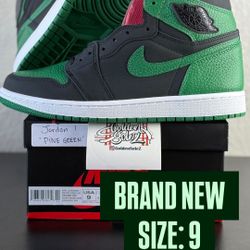 DS NEW Jordan 1 pine green Sz 9 $180 FIRM
