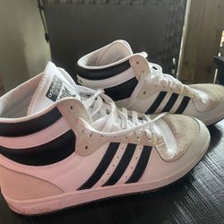 Adidas Too Ten Originals hi-top (Black/White) Size 12