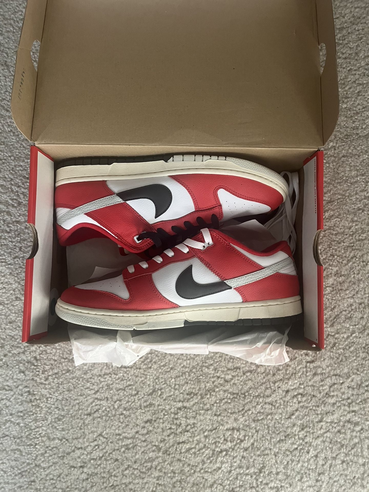 Nike Dunk Low Chicago Split Size 11.5
