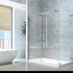 Shower Doirs Glass 3/8" 90 Angle