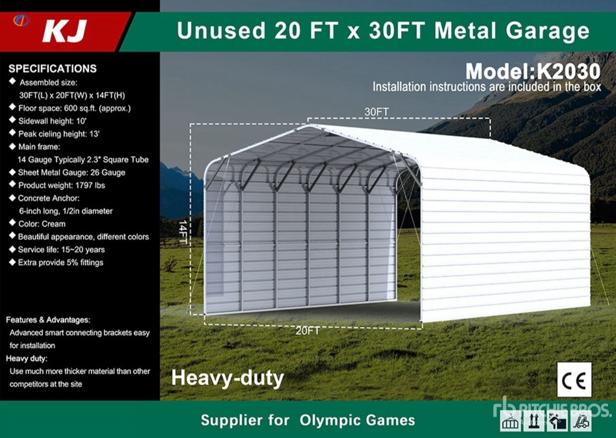 20 X 30 Metal Carport