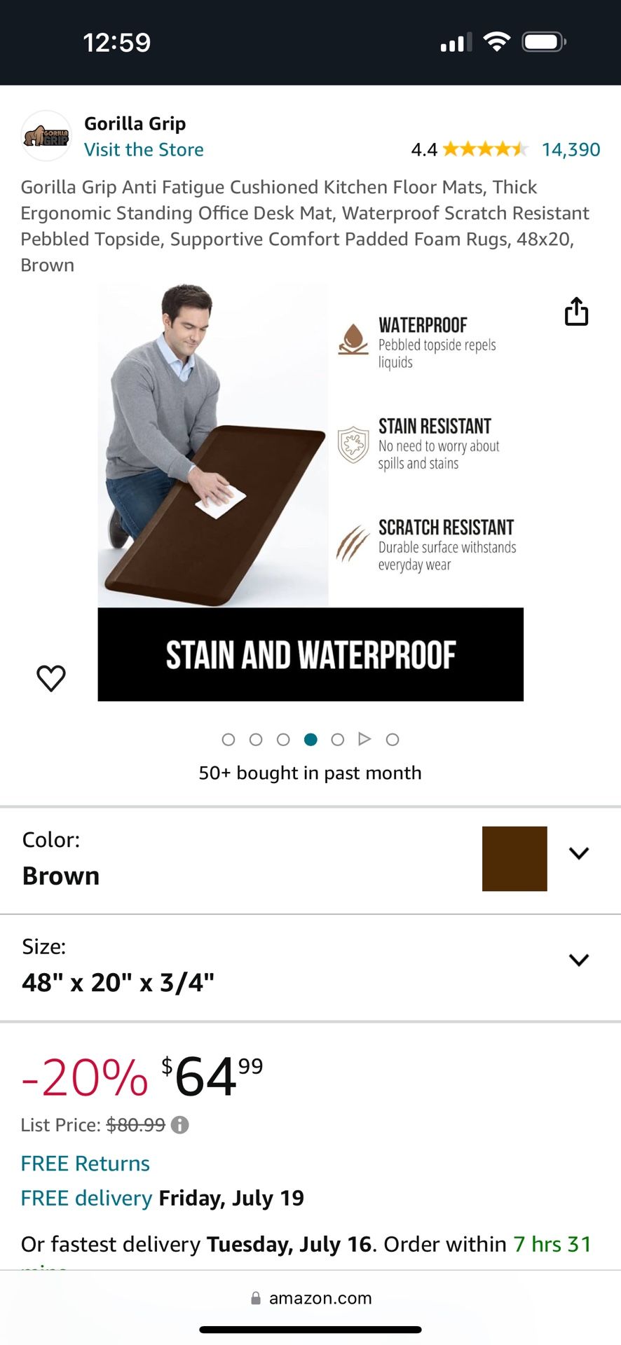 New Kitchen Mat