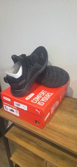 Puma Softride Black Sneakers with Box.
