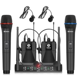 Debra Audio Pro UHF 4 Channel Wireless Microphone System